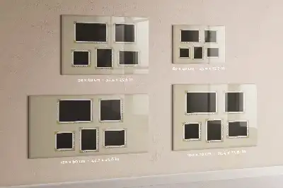 Quadro magnético com caneta com molduras retro
