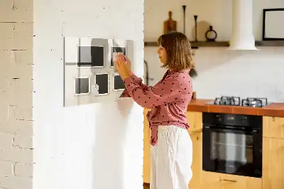 Quadro magnético com caneta com molduras retro