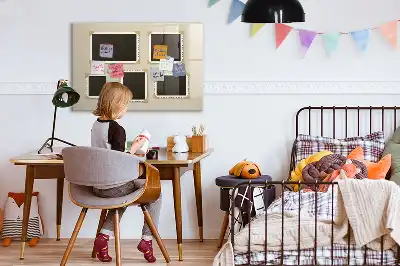 Quadro magnético com caneta com molduras retro