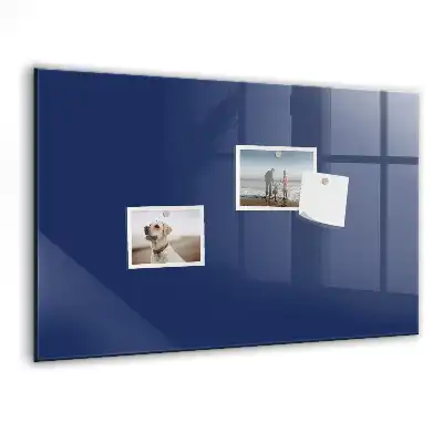 Quadro magnético de apagar a seco na cor azul
