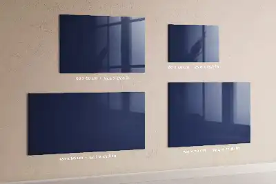 Quadro magnético de apagar a seco na cor azul