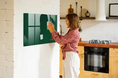 Quadro magnético com caneta na cor verde-garrafa