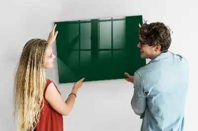 Quadro magnético com caneta na cor verde-garrafa