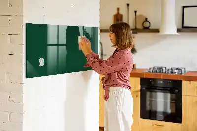 Quadro magnético com caneta na cor verde-garrafa