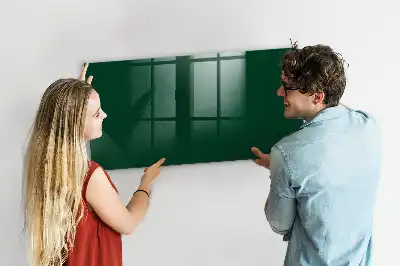 Quadro magnético com caneta na cor verde-garrafa