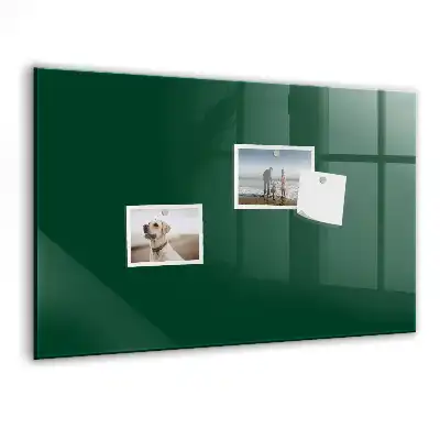 Quadro magnético com caneta na cor verde-garrafa