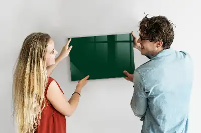 Quadro magnético com caneta na cor verde-garrafa
