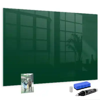 Quadro magnético com caneta na cor verde-garrafa