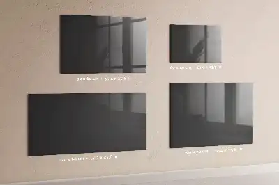 Quadro magnético de apagar a seco na cor cinza