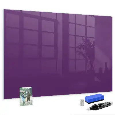 Quadro magnético com caneta na cor roxa