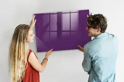 Quadro magnético com caneta na cor roxa
