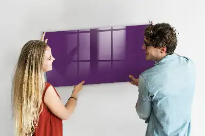 Quadro magnético com caneta na cor roxa