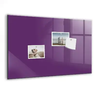 Quadro magnético com caneta na cor roxa