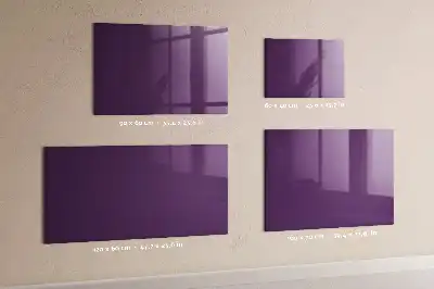 Quadro magnético com caneta na cor roxa
