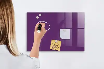 Quadro magnético com caneta na cor roxa