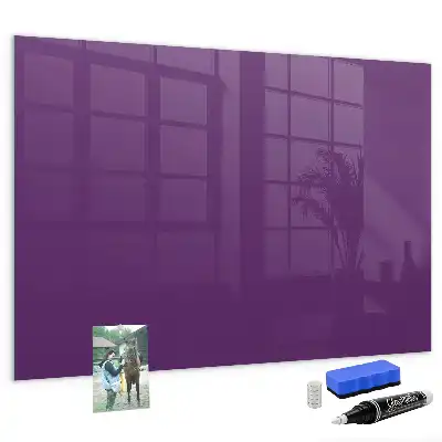 Quadro magnético com caneta na cor roxa