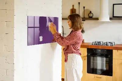 Quadro magnético com caneta na cor roxa