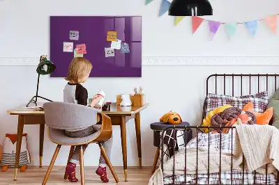 Quadro magnético com caneta na cor roxa