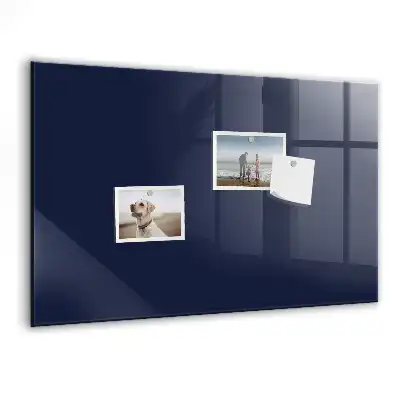 Quadro magnético de apagar a seco na cor azul-marinho escuro