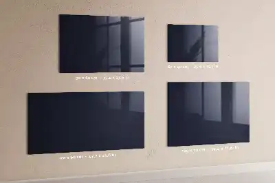 Quadro magnético de apagar a seco na cor azul-marinho escuro
