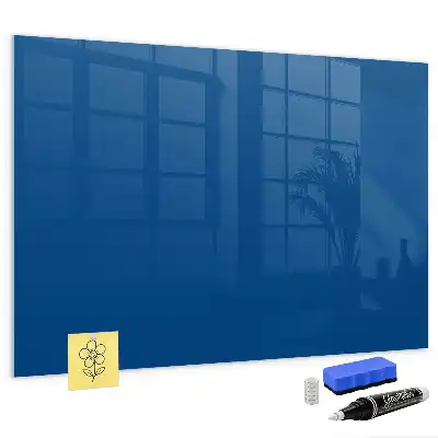 Quadro magnético com caneta azul-escuro