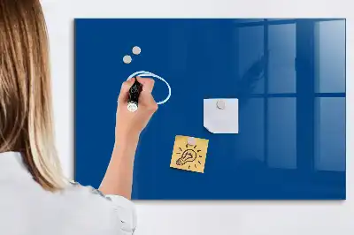 Quadro magnético com caneta azul-escuro