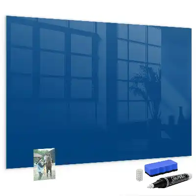 Quadro magnético com caneta azul-escuro