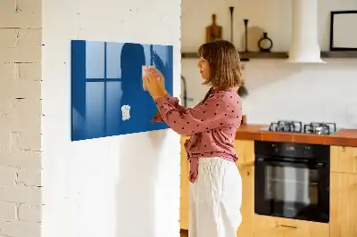 Quadro magnético com caneta azul-escuro