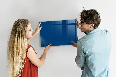 Quadro magnético com caneta azul-escuro