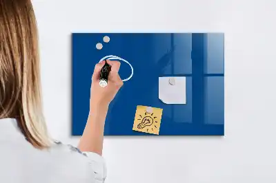 Quadro magnético com caneta azul-escuro