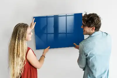 Quadro magnético com caneta azul-escuro