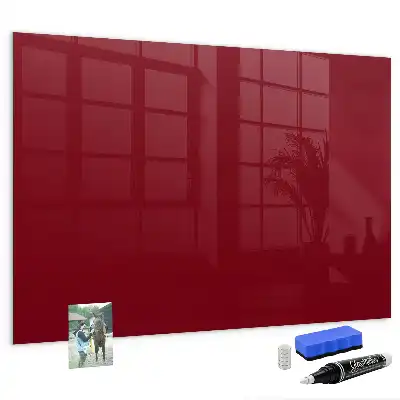 Quadro magnético de apagar a seco bordo