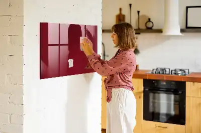 Quadro magnético de apagar a seco bordo