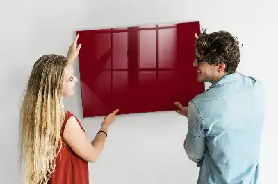 Quadro magnético de apagar a seco bordo