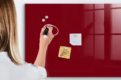 Quadro magnético de apagar a seco bordo