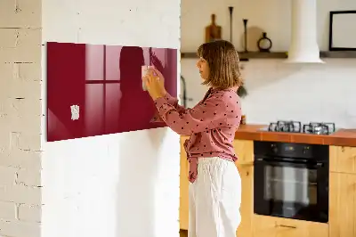 Quadro magnético de apagar a seco bordo