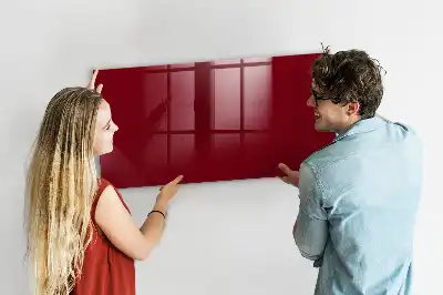 Quadro magnético de apagar a seco bordo