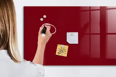 Quadro magnético de apagar a seco bordo
