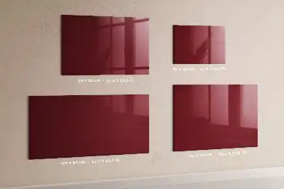 Quadro magnético de apagar a seco bordo