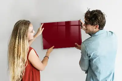 Quadro magnético de apagar a seco bordo