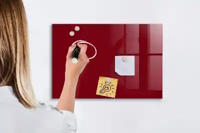 Quadro magnético de apagar a seco bordo