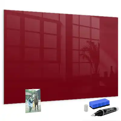 Quadro magnético de apagar a seco bordo