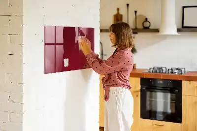 Quadro magnético de apagar a seco bordo