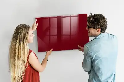 Quadro magnético de apagar a seco bordo