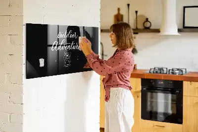 Quadro magnético de apagar a seco tema aventura ao ar livre