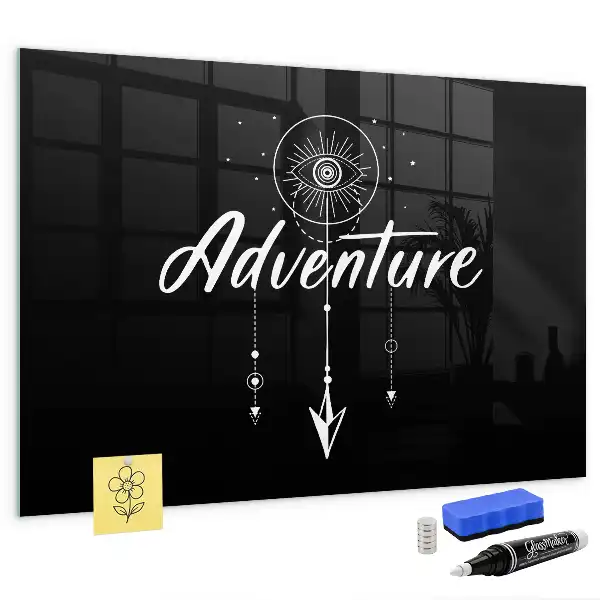 Quadro magnético de apagar a seco modelo Aventura
