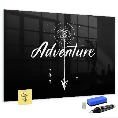 Quadro magnético de apagar a seco modelo Aventura