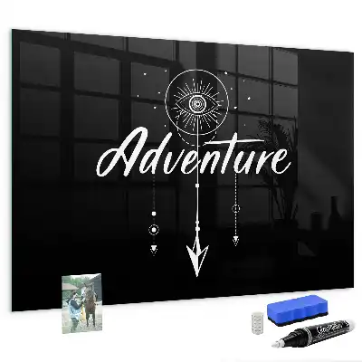 Quadro magnético de apagar a seco modelo Aventura