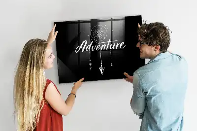 Quadro magnético de apagar a seco modelo Aventura