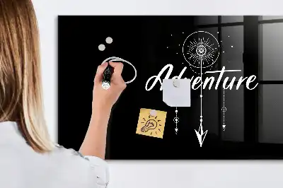 Quadro magnético de apagar a seco modelo Aventura